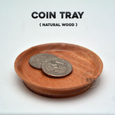 Coin Tray (Natural Wood)